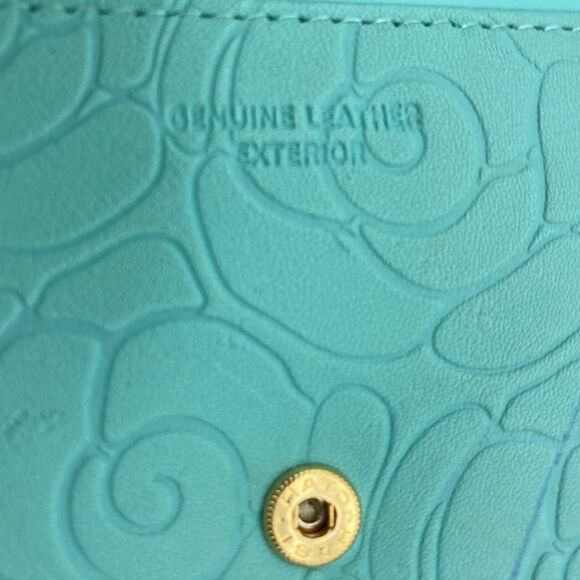 Buxton Aguamarine Genuine Leather French Wallet Like New - Picture 5 of 12